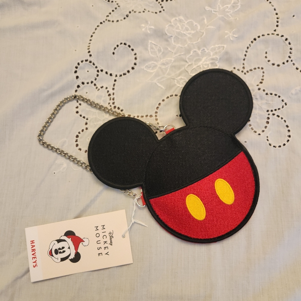 Harveys Seatbelt Mickey Ornament Coin Purse📍PRICE FIRM